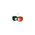 thumbnail image 2 of Miami Hurricanes Fuzzy Dice, 2 of 2