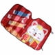 thumbnail image 5 of Parasol para parabrisas de coche, diseño de gato de la suerte, con dibujos animados, para ventana delantera, aislamiento térmico, tamaño pequeño, 5 of 12