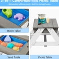 thumbnail image 3 of Durable Cedar Construction | 3-in-1 Table for Picnics, Sand and Water Fun | Ensure a Long-Lasting and Enjoyable Playtime, 3 of 5