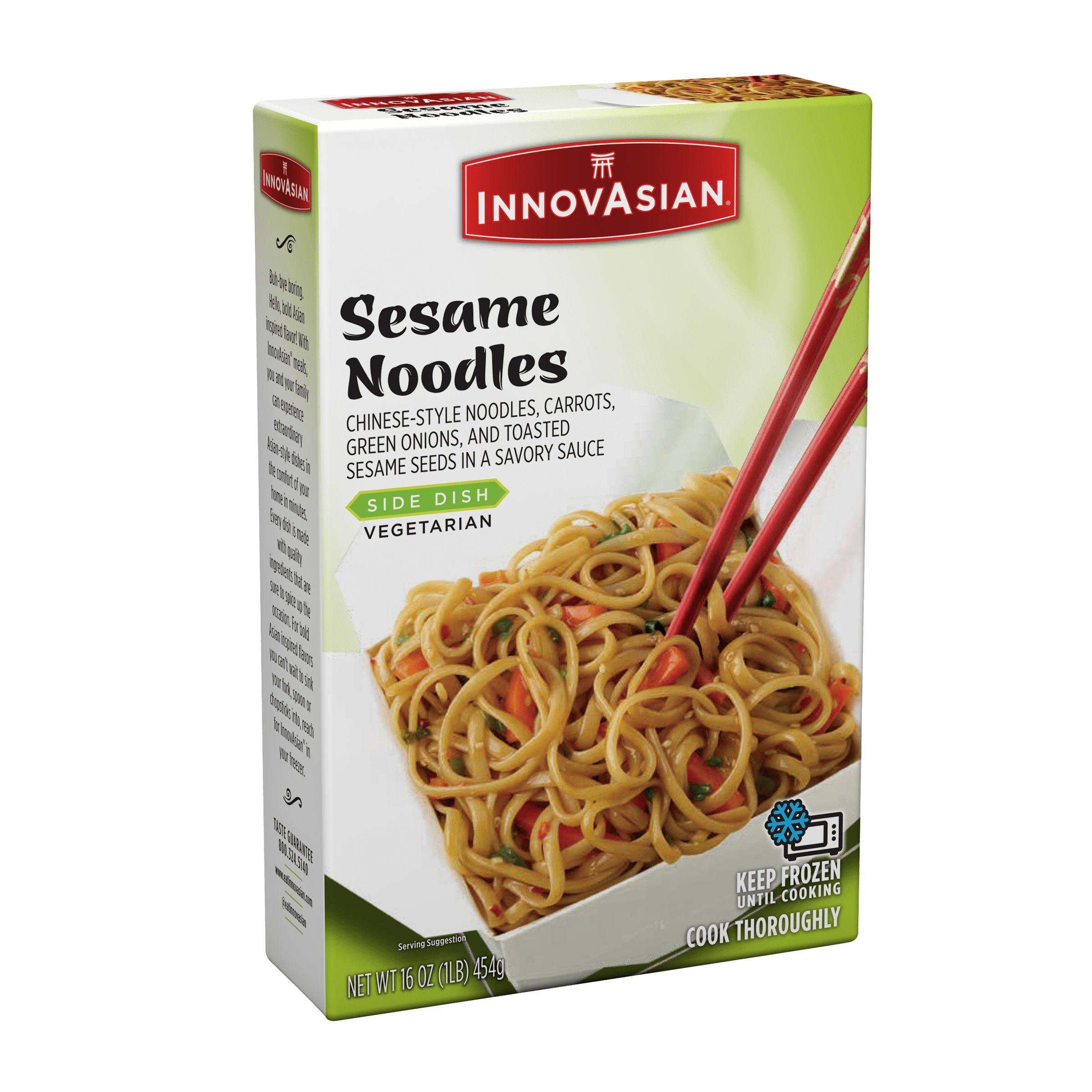 InnovAsian Sesame Noodles, 16 oz (Frozen)