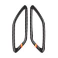 thumbnail image 2 of Cubierta de salida del tablero, 2 piezas de fibra de carbono, moldura de la cubierta de salida de aire del tablero, moldura de ventilación de aire del tablero, tecnología innovadora, 2 of 10