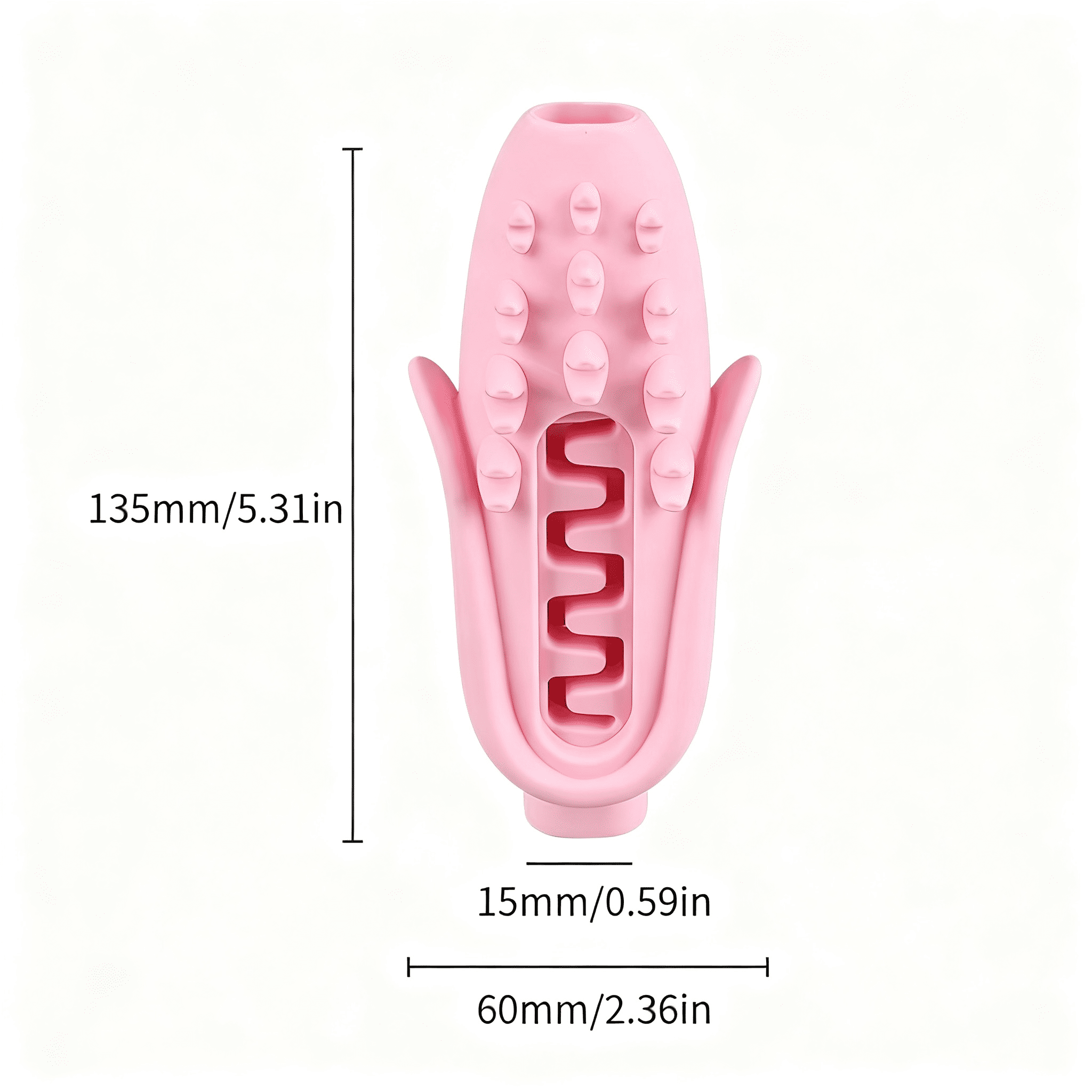 Food Grade Silicone Pet Corn Chew Stick, Macaron Color Durable Dog Chew Toy, 134g Heavy-Duty Teeth Cleaning for Puppies Dogs