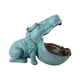 thumbnail image 1 of Estatua de caballo de río, escultura de Animal, soporte de joyería de resina, tarro de dulces de animales, estatuilla de caballo de río para centro de Azul claro, 1 of 6