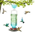 thumbnail image 4 of 2025 New Glass Hummingbird Feeder For Outdoor Hanging With Ant Moat And 6 Feeding Ports Nectars Feeder For Garden Decor, 4 of 6