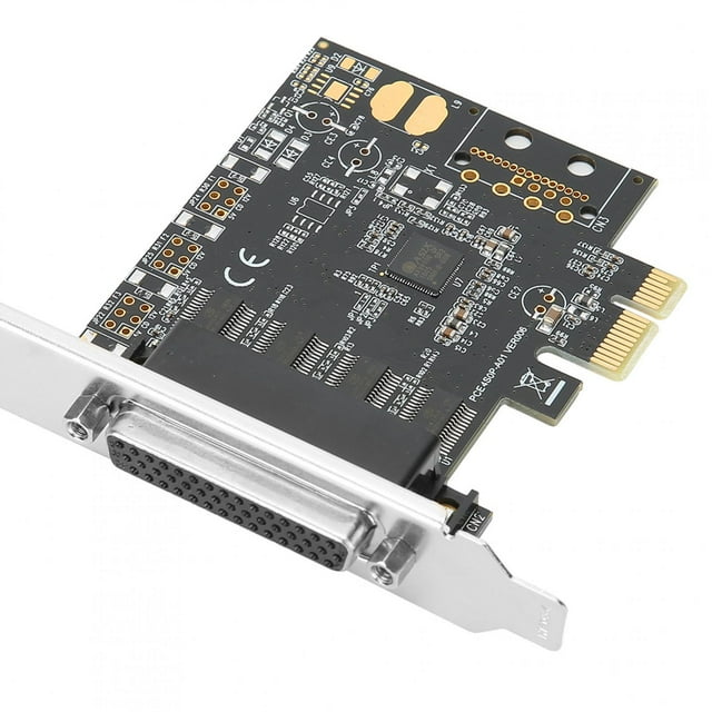Carte d'Extension Rehausseur de Carte Carte d'Extension pour Ordinateur Adaptateur de Carte Convertisseur Carte d'Extension PCI E vers AX99100 Accessoire Informatique 4Port 115200bps pour Mode SPP / Octet / ECP