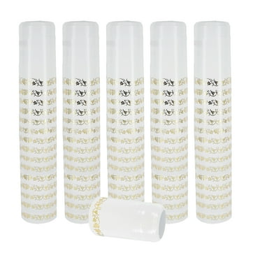 White With Gold Grapes PVC Shrink Capsules-500 Count