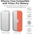 thumbnail image 3 of HHHC Apple Vision Pro Battery Case Silicone Protective Cover Orange Soft, 3 of 5