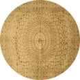 thumbnail image 1 of Ahgly Company Indoor Round Persian Brown Traditional Area Rugs, 7' Round, 1 of 4