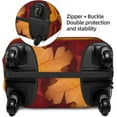 thumbnail image 4 of Autumn Leaves Fall Travel Luggage Suitcase Cover, Washable Suitcase Covers Elastic, XL - Fits 29-32 inch luggage, 4 of 6
