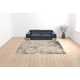 thumbnail image 2 of 10' X 13' Beige Grey Ivory Tan And Brown Abstract Power Loom Stain Resistant Area Rug, 2 of 5