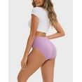 thumbnail image 4 of INNERSY Women Underwear Soft Modal Briefs High Waist Full Coverage Panties 4 Pack(XL,Mild Light), 4 of 8