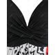 thumbnail image 3 of Talla grande Twisted Resumen Imprimir Cami Vestido sin espalda Rosegal Vestidos casuales de talla grande, 3 of 5