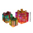 thumbnail image 3 of Decoraciones de caja de regalo de Navidad, juego con pilas de 3 para decoración de habitación de árbol de Navidad, 3 of 5