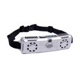thumbnail image 1 of Ventilador de cintura con cinturón ajustable 4 velocidades portátiles 20x5.6 cm con motores sin escobillas USB recargable 2 ventilaciones de aire para Plateado, 1 of 8