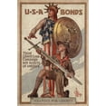 thumbnail image 2 of J.C. Leyendecker 17x24 Gold Ornate Framed and Double Matted Museum Art Print Titled - Weapons for Liberty (1918), 2 of 4