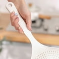 thumbnail image 6 of Filter Spoon with Heat Resistant Handle Practical Slotted Strainer Large Plastic Colander for Cooking Enthusiasts, 6 of 8
