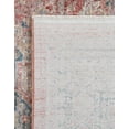 thumbnail image 7 of Unique Loom Noble Collection Area Rug - Elizabeth (8' x 10' Rectangle Rose Rust/Beige), 7 of 7