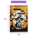 thumbnail image 5 of Trick or Treat Bulldog Needs Candy Happy Halloween Night Garden Flag 12x18in Double Sided Dog Lover Gifts Idea Outdoor Decor - 02020, 5 of 5