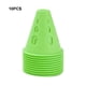 thumbnail image 3 of Wosthever Solución de control de tráfico de cono de carretera de entrenamiento de marcado de 10 piezas para entrenamiento de fútbol y marcado Ropa Deportiva, Zapatos verde, 3 of 6