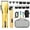 Gold, variant on Rechargeable Hair Clippers for Men, Cordless Electric Hair Cutting Kit, Barber Trimmers with Guards