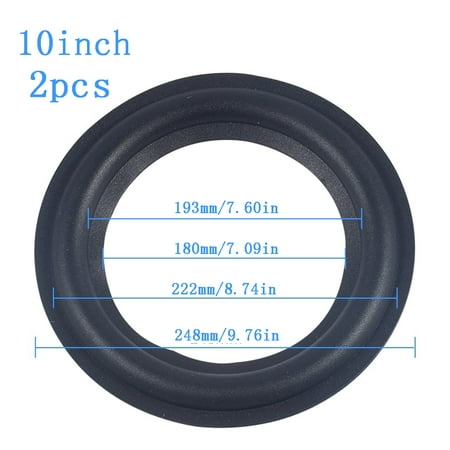 

2 Pieces Foam Surround Edge Rings Repair Kit for Speaker Repair or DIY