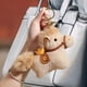 thumbnail image 4 of Colgante de bolso con forma de caballo, accesorio para bolso con llavero y anillos de peluche creativos. Marrón, 4 of 6