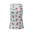 thumbnail image 4 of Fotbe Watermelon Womens Loose Fit Casual Flowy Slim-Fit Tank Tops Athletic Round Neck Trendy Sleeveless Summer Tops for Gym and Yoga-Medium, 4 of 9