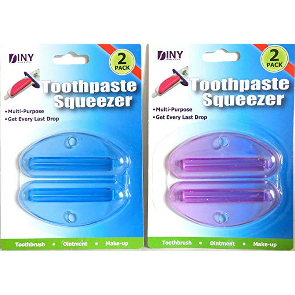 4 Pieces Tube and Toothpaste Squeezer Get Every Last Drop Walmart