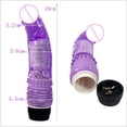 thumbnail image 2 of Productos sexuales para adultos Crystal single shock 19cm pene vibrador masculino giro perlas, 2 of 3