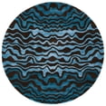 thumbnail image 4 of SAFAVIEH Soho Asa Geometric Wool Area Rug, Blue/Brown, 2' x 3', 4 of 8