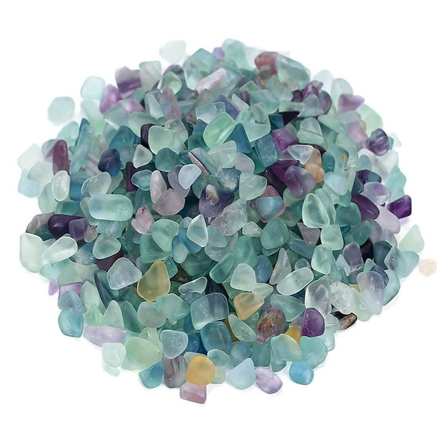 Piedra decorativa de cuarzo natural Crystal Pebbles WAYBER, 920 g