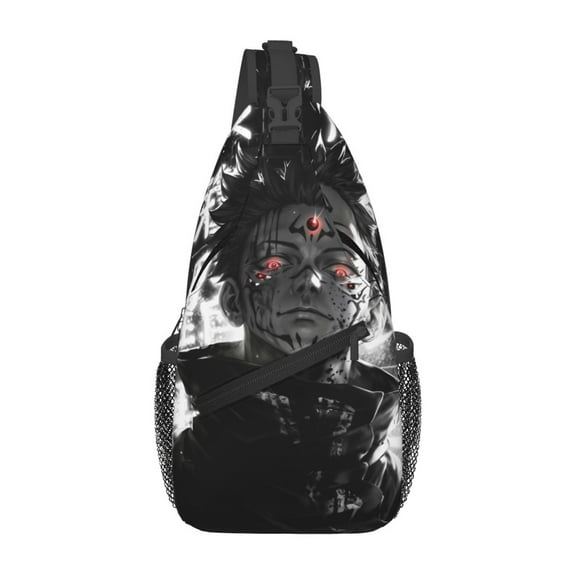 Jujutsu Kaisen Satoru Gojo Sling Bag Crossbody Sling Backpack Chest Bag Daypack Purses Shoulder Bag For Women Men Travel Hiking