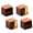 Rust, variant on Lava Pool Cue Billiard Chalk - 4 pcs - 2 boxes