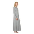 thumbnail image 3 of MeMoi Women's Lace Trimmed Nursing Night Gown - Womens - Female, XL, Teal, 3 of 6