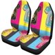 thumbnail image 1 of ABPHQTO Juego de 2 fundas de asiento de coche Cartoon King Universal Auto Asientos delanteros Protector para coche, SUV Sedan, camión, 1 of 4