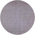 thumbnail image 1 of Ahgly Company Machine Washable Indoor Round Industrial Modern Dark Goldray Area Rugs, 4' Round, 1 of 7
