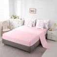 thumbnail image 5 of Castle Fairy Bow Personalized Initial E Twin Bedding Sets,Dreamy Bedding Comforter Set, 5 of 8