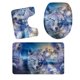thumbnail image 4 of 3pcs / Set Alfombra de pedestal de baño Alfombrillas de baño Set Cubierta de asiento de inodoro antideslizante Sunnimix Cubiertas de inodoro de baño, 4 of 6