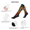thumbnail image 6 of Bixox Colorful Owl Forest Print Compression Socks,Compression Socks Women & Men Circulation for Medical,Running,Athletic, 6 of 7