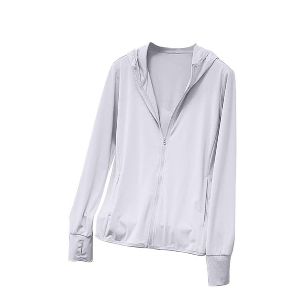 Maean Kids Sun Protection Jackets Athletic Hiking Jacket Boys Girls Zip up Hoodie Shirt Pockets