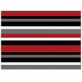 thumbnail image 2 of Area Rugs 4x6 Ft Geometric Stripes Red Black Non-Slip Washable Rug Indoor Rug Floor Mats Non Shedding Carpet for Living Room Bedroom Dining Room Home Decor, 2 of 8