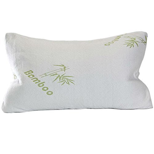Details about   Bamboo Pillow Shredded Memory Foam Cool Hypoallergenic Washable Cover King Queen 