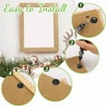 thumbnail image 5 of 50Pcs Picture Frame Turn Buttons Metal Photo Frame Backing Clips 0.47 Inch Round, 5 of 6