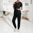 thumbnail image 3 of Ropa de protección Zulema Scrub Set negro unisex, 3 of 8