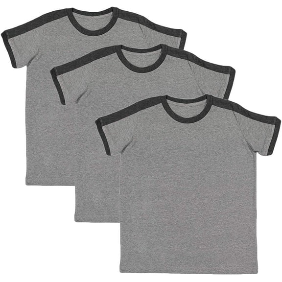 Marky G Apparel Boys' Soccer Ringer Short-Sleeve T-Shirt (Pack of 3)