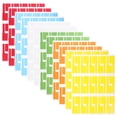 thumbnail image 1 of 12 Sheets Tear-Resistant P-Shaped Cable Labels for Wire Organization Labels for Industrial Use Wire Labels Cable Labels Adhesive Cable Tags Stickers, 1 of 9