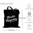 thumbnail image 2 of Macabre Merrymaking Fun Halloween Men Women Girls Canvas Bag 1Pc, 2 of 5