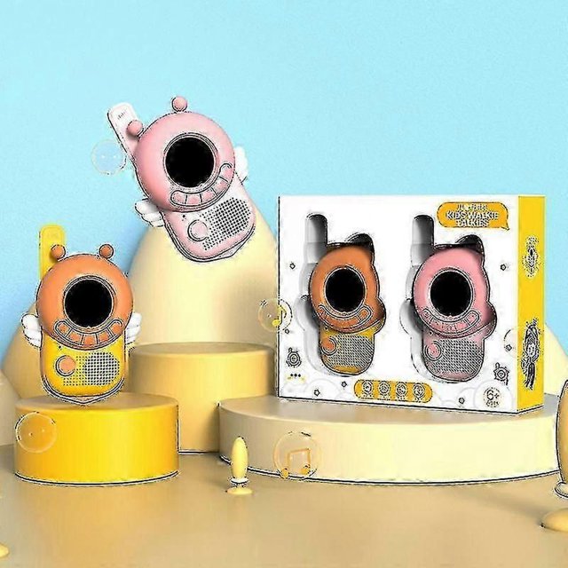 3km Kids Walkie Talkies Cute Animal 2pcs Portable Children Transceiver Outdoor Interactive Educational Toys For Girls Boys Gifts