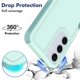 thumbnail image 3 of For Samsung Galaxy S25 Case 2-in-1 PC TPU Shockproof Phone Cover - Black, 3 of 5