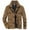 #Khaki, variant on DPTALR Men's Winter Loose Lapel Corduroy Jacket Outerwear Coat,Black,Big and Tall Men L